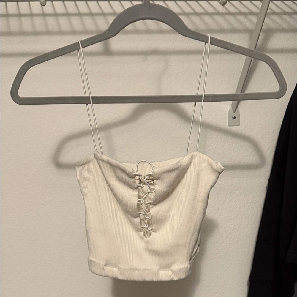 Free people intimately white tank fits like an extra small
